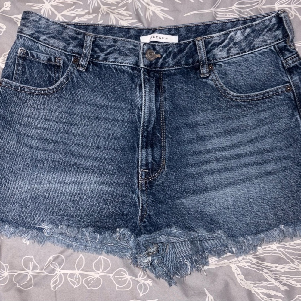 PacSun Blue Jean Shorts Distressed Denim Casual